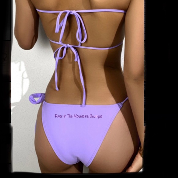 NWT! Sexy Purple Rhinestone Waist Swimsuit! - Picture 2 of 10